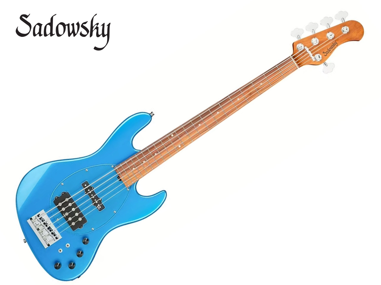 【お取寄せ商品】Sadowsky(サドウスキー) MetroExpress MX21 MJ5 Morado Fingerboard / Ocean Blue Metallic