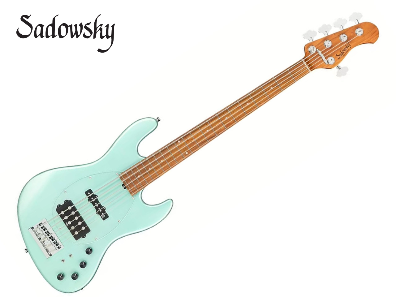 【お取寄せ商品】Sadowsky(サドウスキー) MetroExpress MX21 MJ5 Morado Fingerboard / Sage Green Metallic