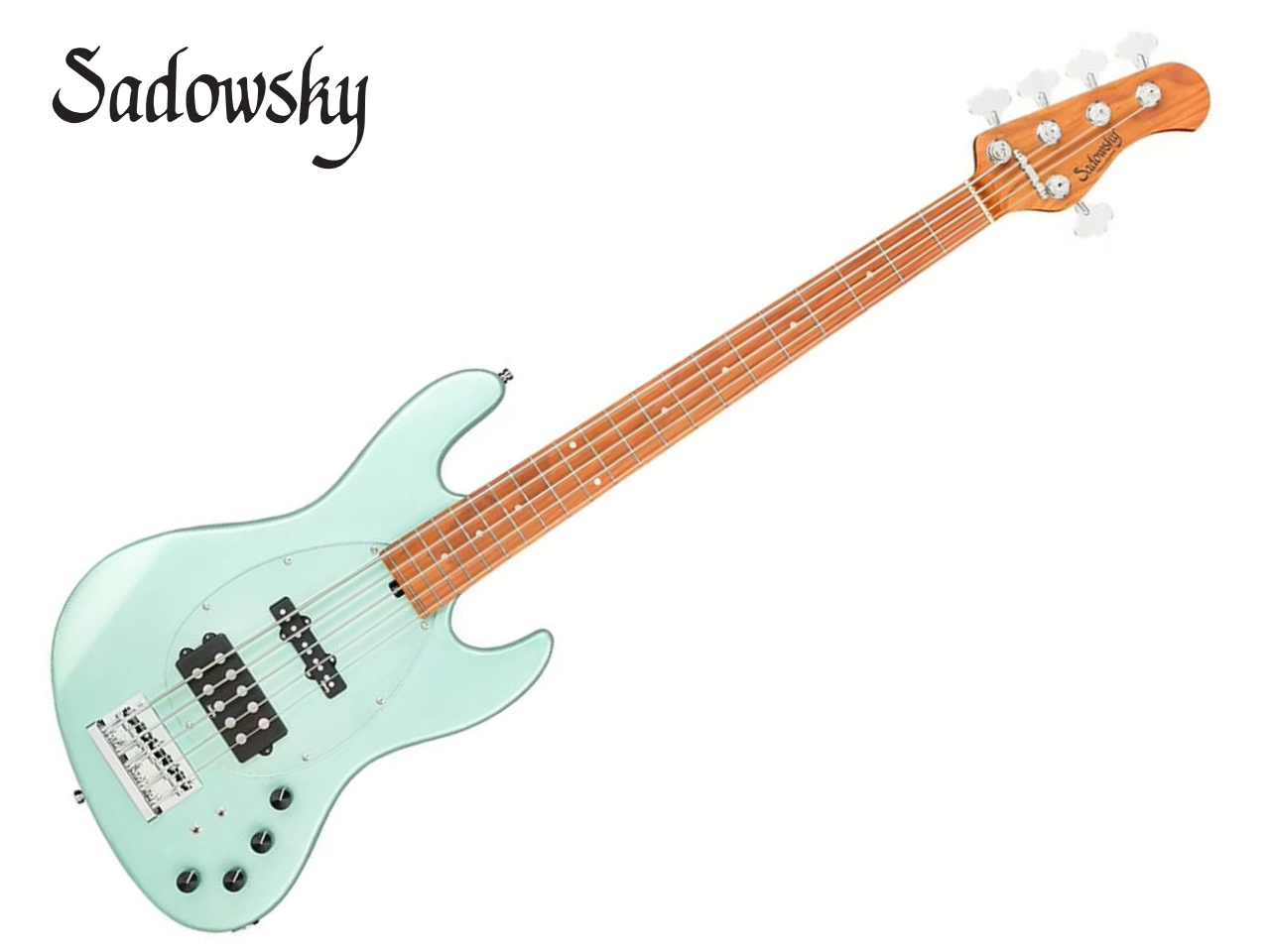 【お取寄せ商品】Sadowsky(サドウスキー) MetroExpress MX21 MJ5 Maple Fingerboard / Sage Green Metallic
