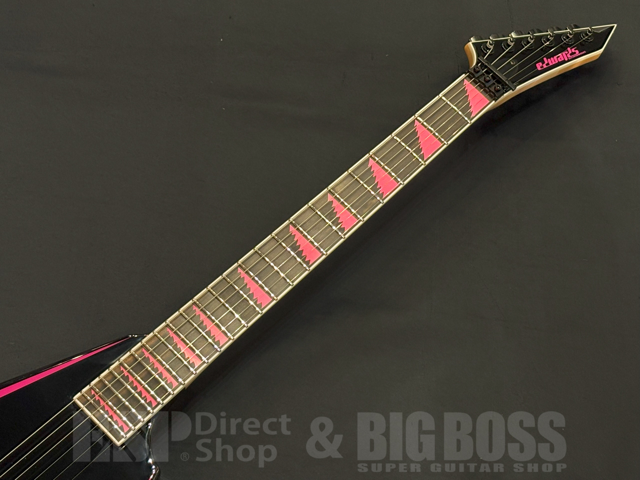 【即納可能】EDWARDS(エドワーズ) E-ALEXI PINK SAWTOOTH(BODOM AFTER MIDNIGHT Alexi Laihoモデル)大阪店