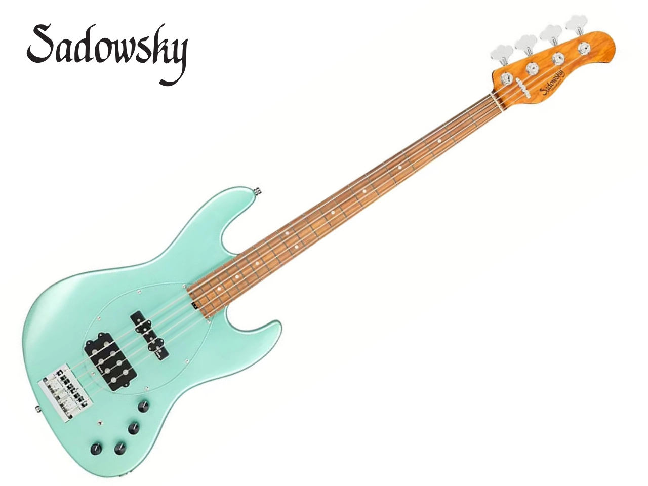 【お取寄せ商品】Sadowsky(サドウスキー) MetroExpress MX21 MJ4 Morado Fingerboard / Sage Green Metallic