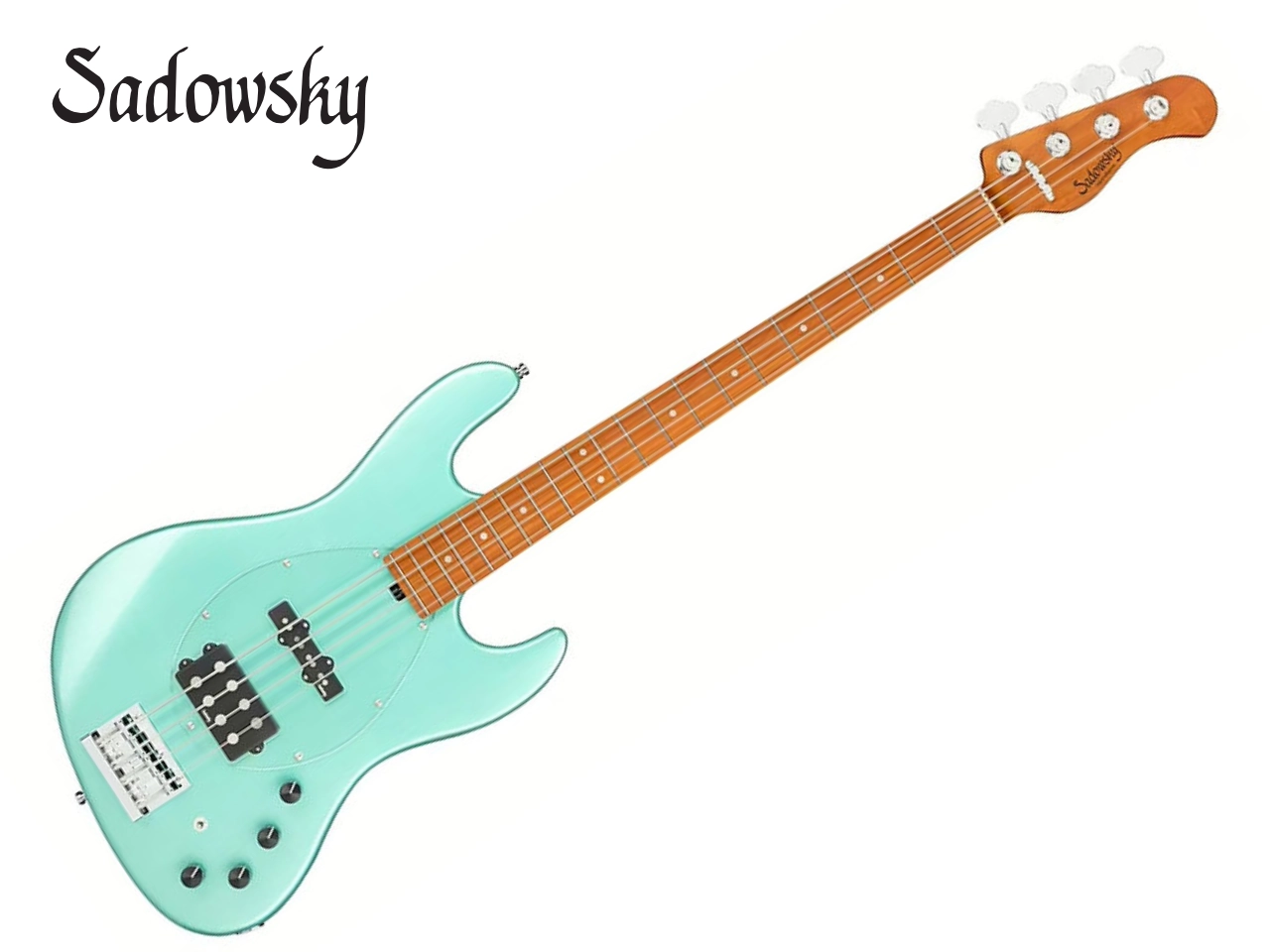 【お取寄せ商品】Sadowsky(サドウスキー) MetroExpress MX21 MJ4 Maple Fingerboard / Sage Green Metallic