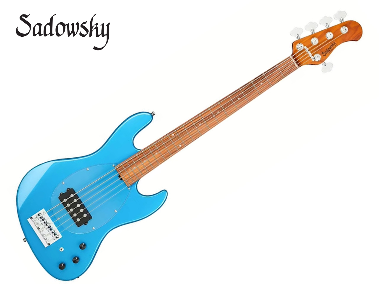【お取寄せ商品】Sadowsky(サドウスキー) MetroExpress MX21 MV5 Morado Fingerboard / Ocean Blue Metallic