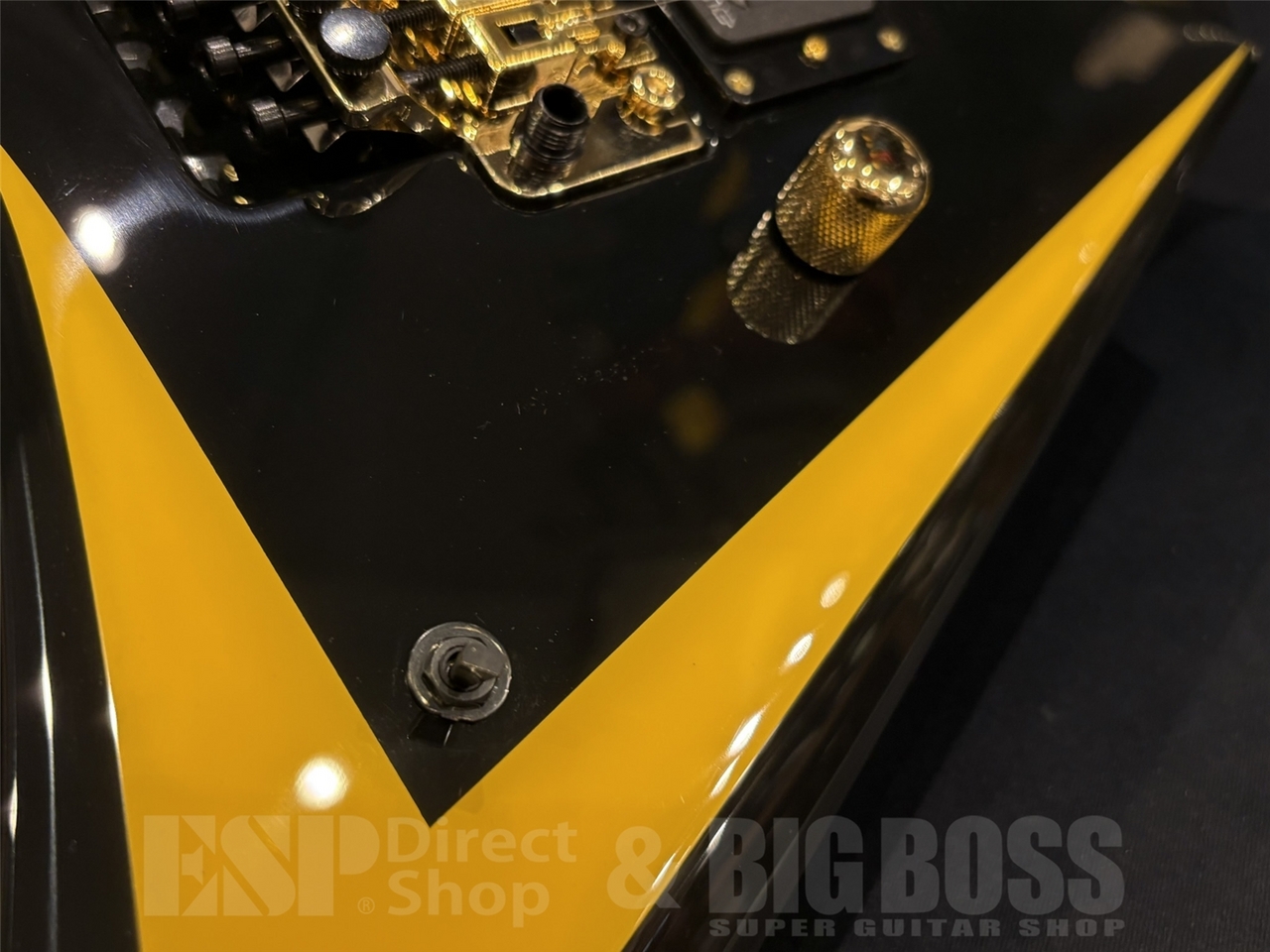 【即納可能】EDWARDS(エドワーズ) E-ALEXI ARROW HEAD / Black with Yellow Stripe (Alexi Laiho Model) 京都店 - 3