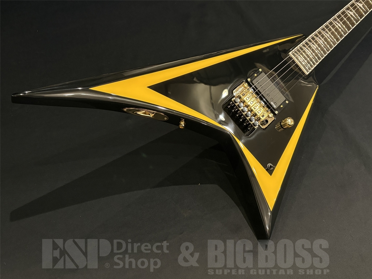 【即納可能】EDWARDS(エドワーズ) E-ALEXI ARROW HEAD / Black with Yellow Stripe (Alexi Laiho Model) 京都店 - 2