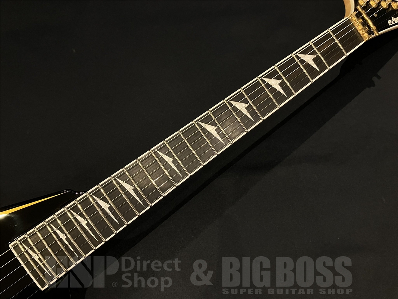 【即納可能】EDWARDS(エドワーズ) E-ALEXI ARROW HEAD / Black with Yellow Stripe (Alexi Laiho Model) 京都店 - 5
