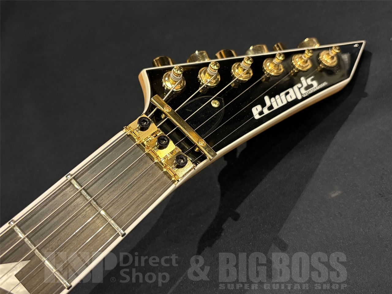 【即納可能】EDWARDS(エドワーズ) E-ALEXI ARROW HEAD / Black with Yellow Stripe (Alexi Laiho Model) 京都店 - 6