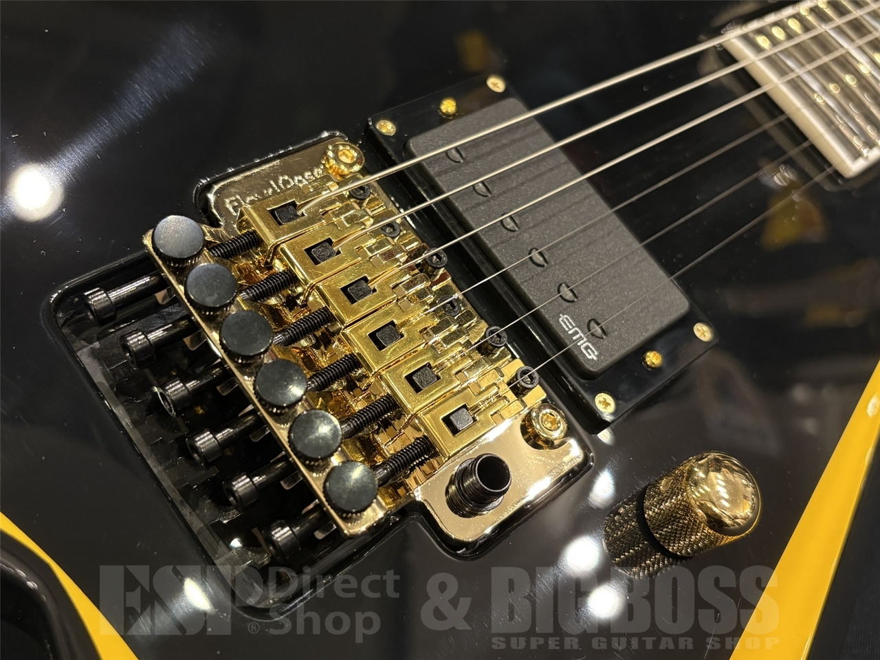 【即納可能】EDWARDS(エドワーズ) E-ALEXI ARROW HEAD / Black with Yellow Stripe (Alexi Laiho Model) 京都店 - 4