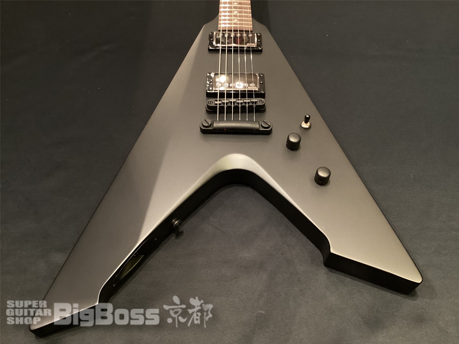 【即納可能/アウトレット】LTD(エルティーディー) VULTURE (METALLICA James Hetfield) / Black Satin 京都店