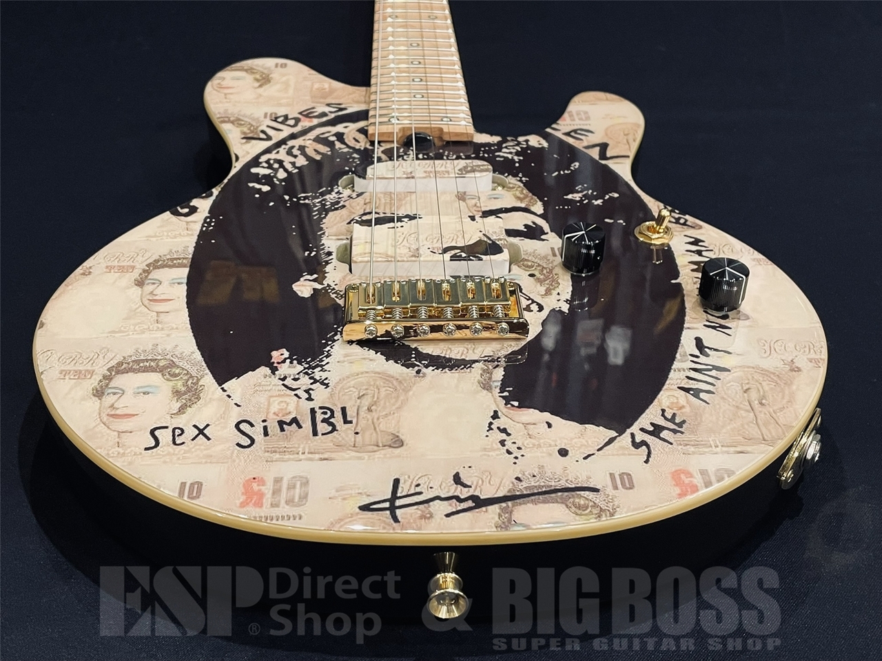 【即納可能/USED】STELLA GEAR (ステラギア) GLAMBELLY GUITAR / GOOD VIBES / Art Direction and Design by kurry. (L’Arc~en~Ciel / tetsuyaモデル) 京都店 - 7