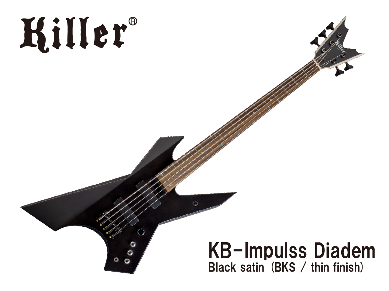 【受注生産】Killer KB-Impulss Diadem / Black satin (BKS / thin finish)(キラー)