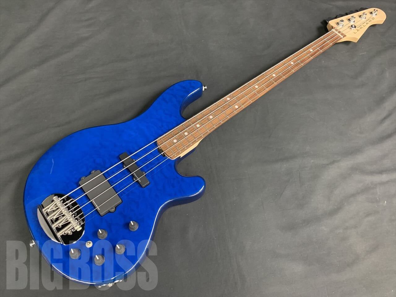 【受注生産】Lakland(レイクランド) Skyline Japan Series SK-4DX Blue Translucent / Rosewood FB