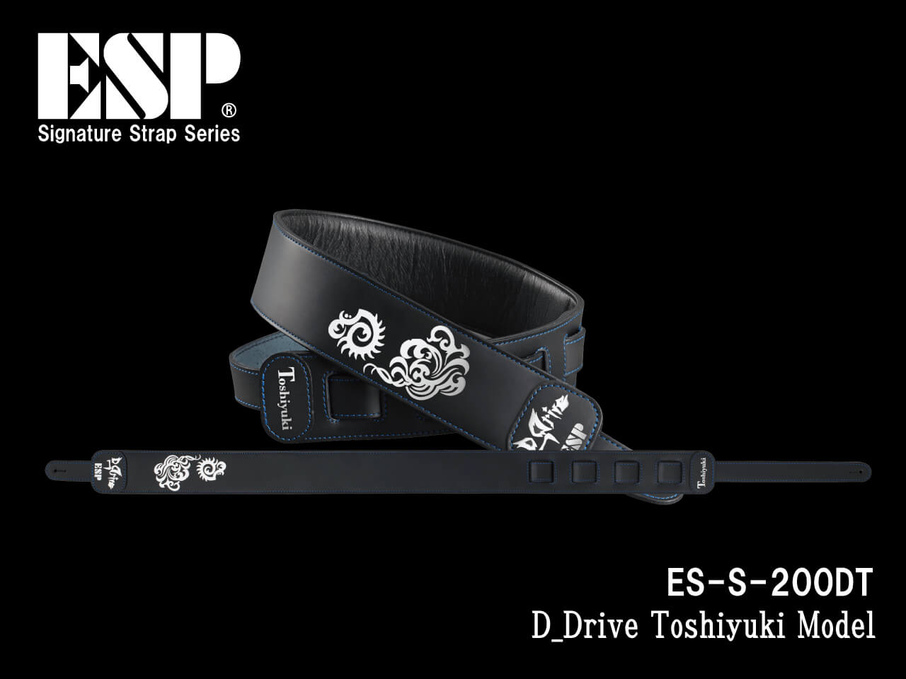 【受注生産】ESP(イーエスピー) Signature Strap Series ES-S-200DT (D_Drive/Toshiyuki Model)