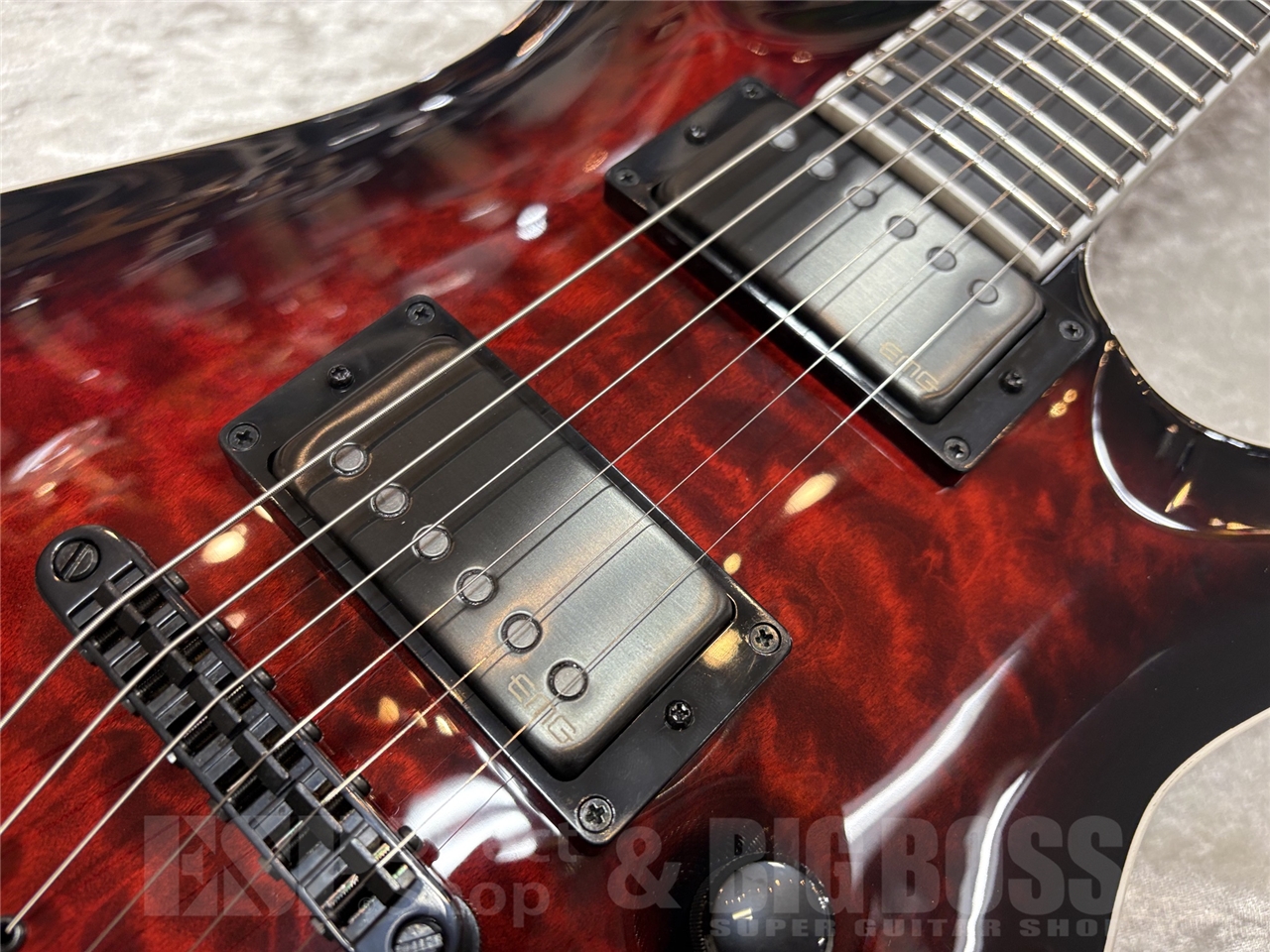 【即納可能】E-II(イーツー) HORIZON NT-II EMG/See Thru Black Cherry Sunburst GWS - 4