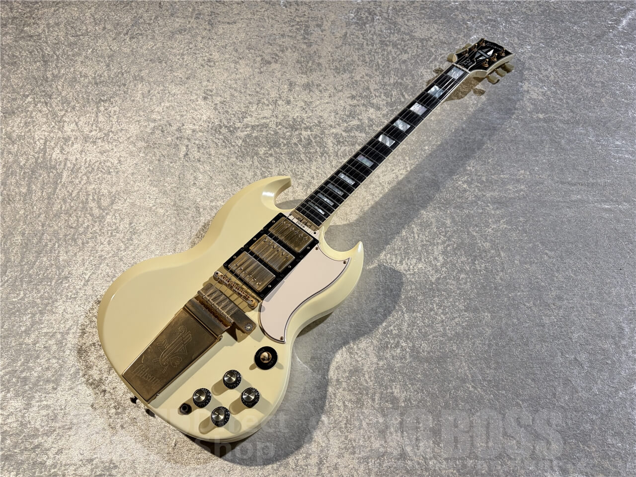 【即納可能/お客様委託中古品】GIBSON CUSTOM SHOP(ギブソンカスタムショップ) 2006 Historic Collection SG Custom Maestro (Polaris White) 札幌店