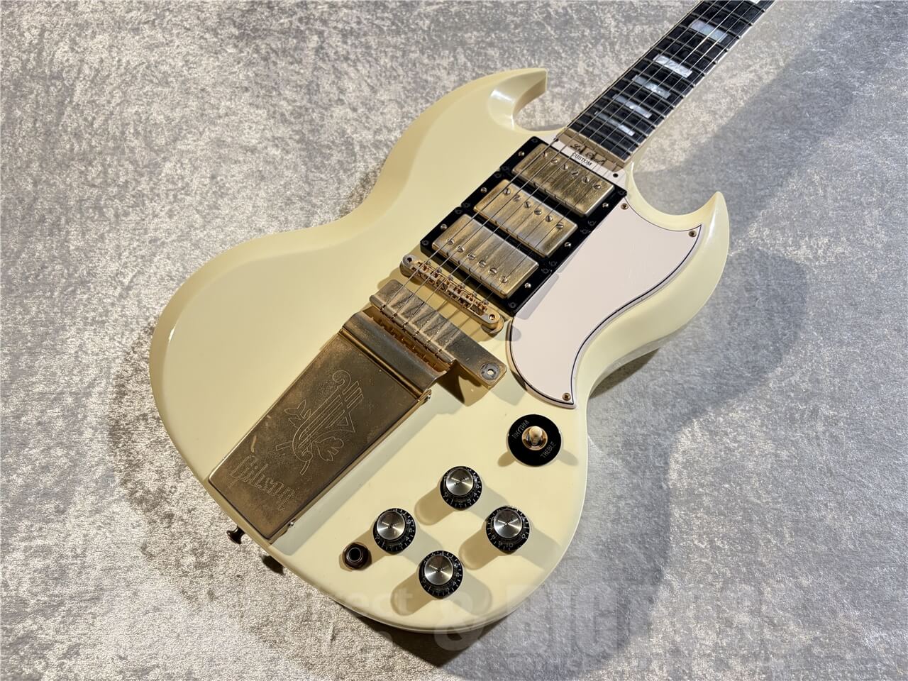 【即納可能/お客様委託中古品】GIBSON CUSTOM SHOP(ギブソンカスタムショップ) 2006 Historic Collection SG Custom Maestro (Polaris White) 札幌店 - 2