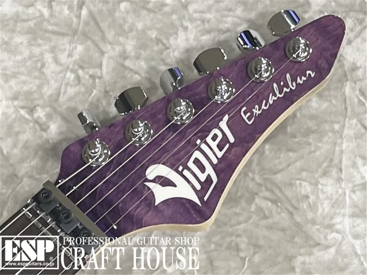 【即納可能】Vigier Guitars Excalibur Custom VE6-CVC1 / Amethyst Purple 渋谷店