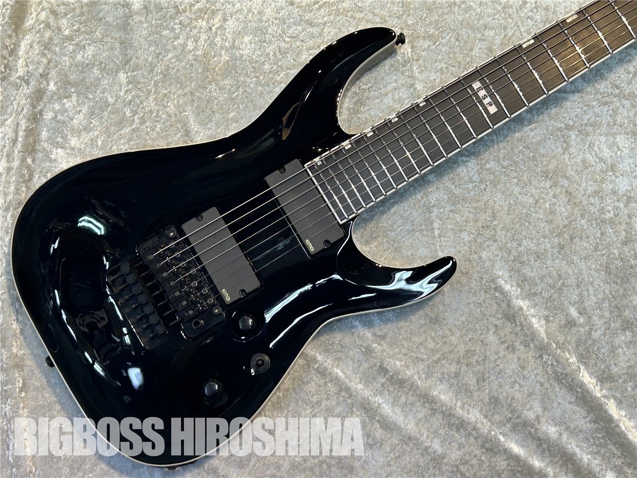 【即納可能】E-II HORIZON FR-7 / Black【7弦ギター】 広島店