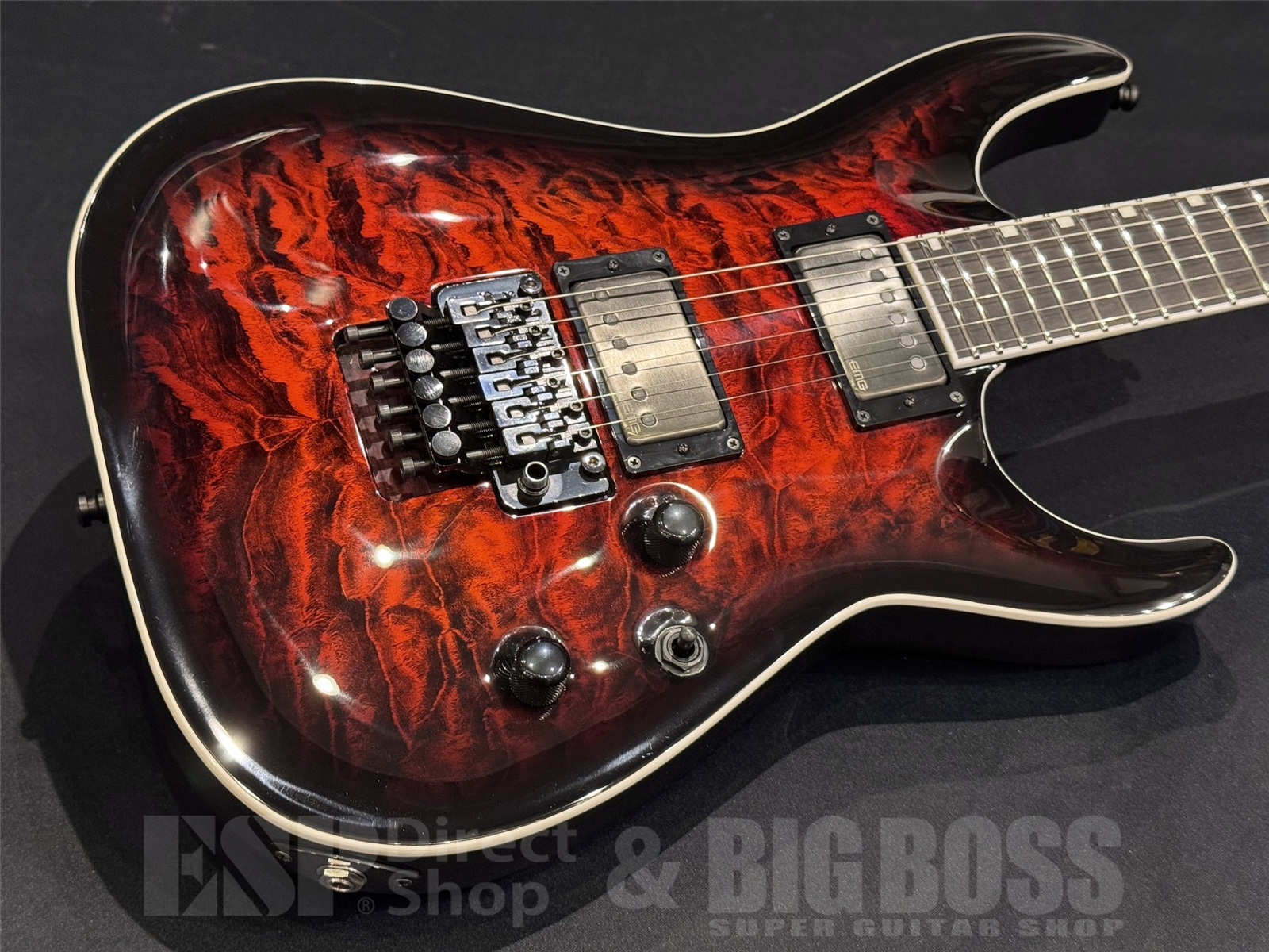 【即納可能】 E-II(イーツー) HORIZON FR-II / See Thru Black Cherry Sunburst 京都店