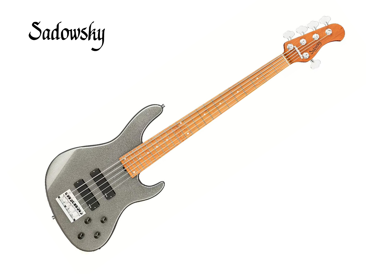 【お取寄せ商品】Sadowsky(サドウスキー) MetroExpress MX24 MS5 Maple Fingerboard / Silver Metallic