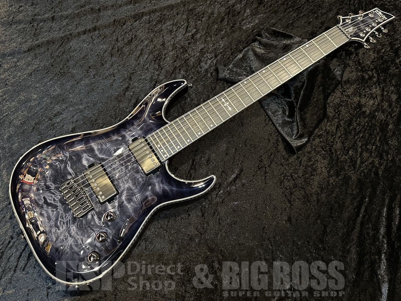 【即納可能】SCHECTER（シェクター）AD-C-7-HR-HB【Trans Black Burst】福岡店
