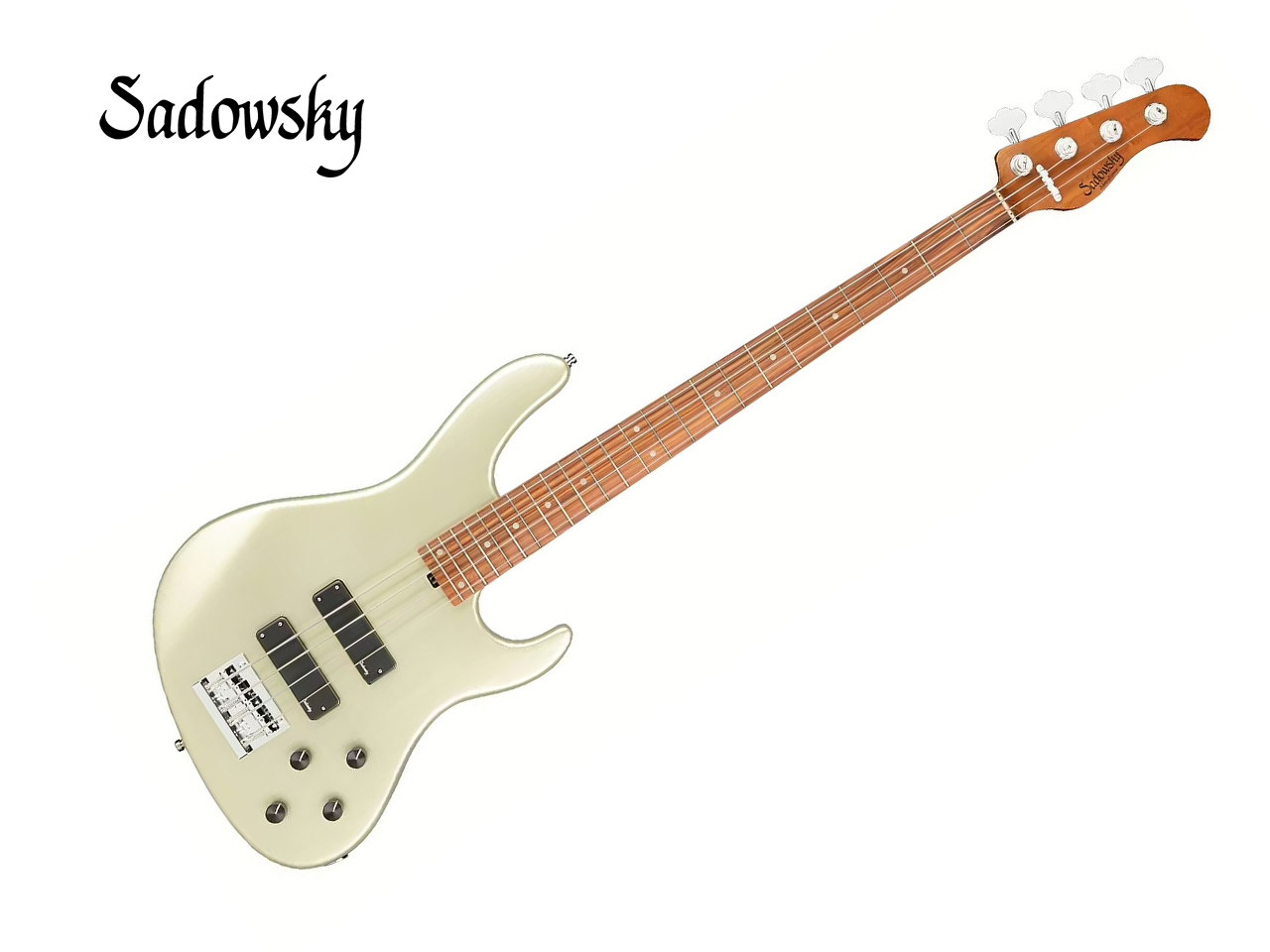 【お取寄せ商品】Sadowsky(サドウスキー) MetroExpress MX24 MS4 Morado Fingerboard  /  Champagne Metallic