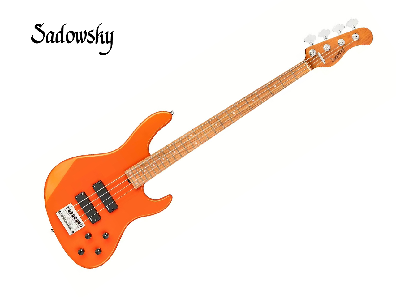 【お取寄せ商品】Sadowsky(サドウスキー) MetroExpress MX24 MS4 Morado Fingerboard  /  Candy Apple Orange Metallic