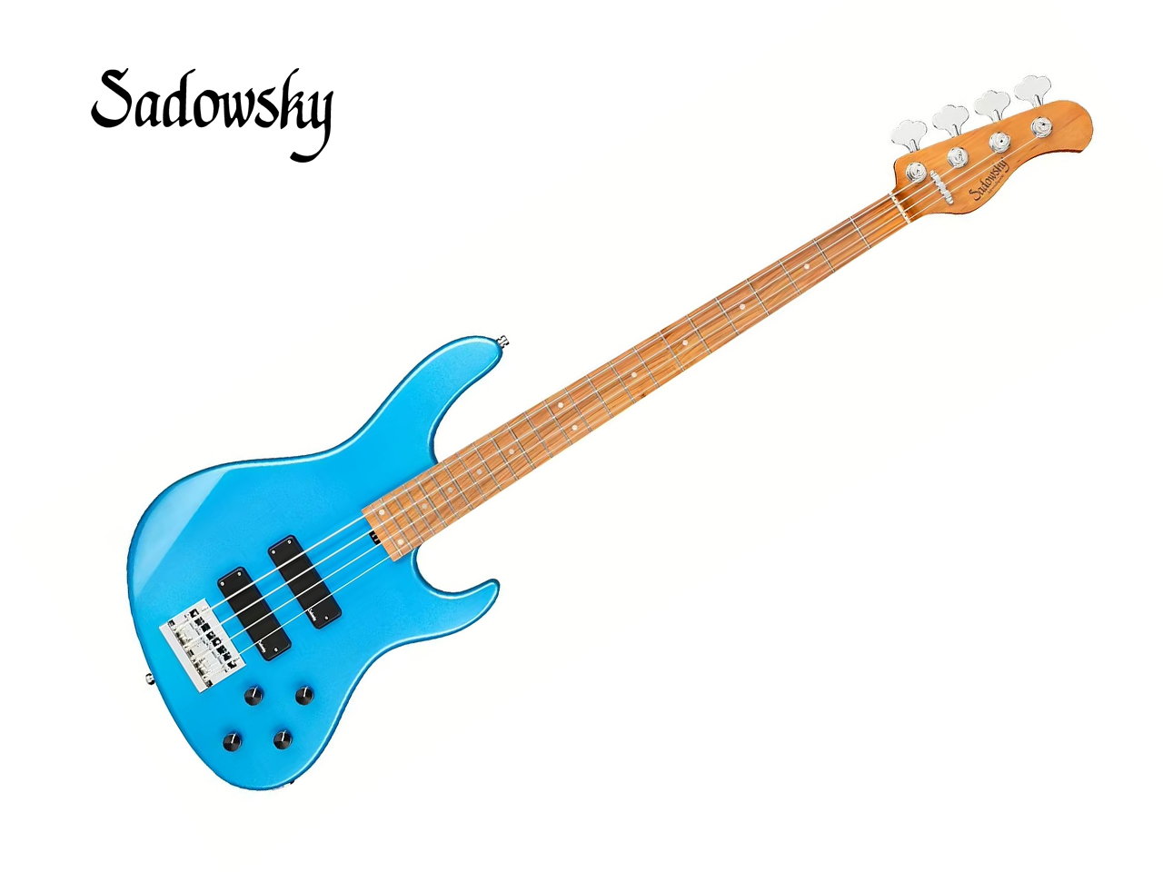 【お取寄せ商品】Sadowsky(サドウスキー) MetroExpress MX24 MS4 Morado Fingerboard  /  Ocean Blue Metallic