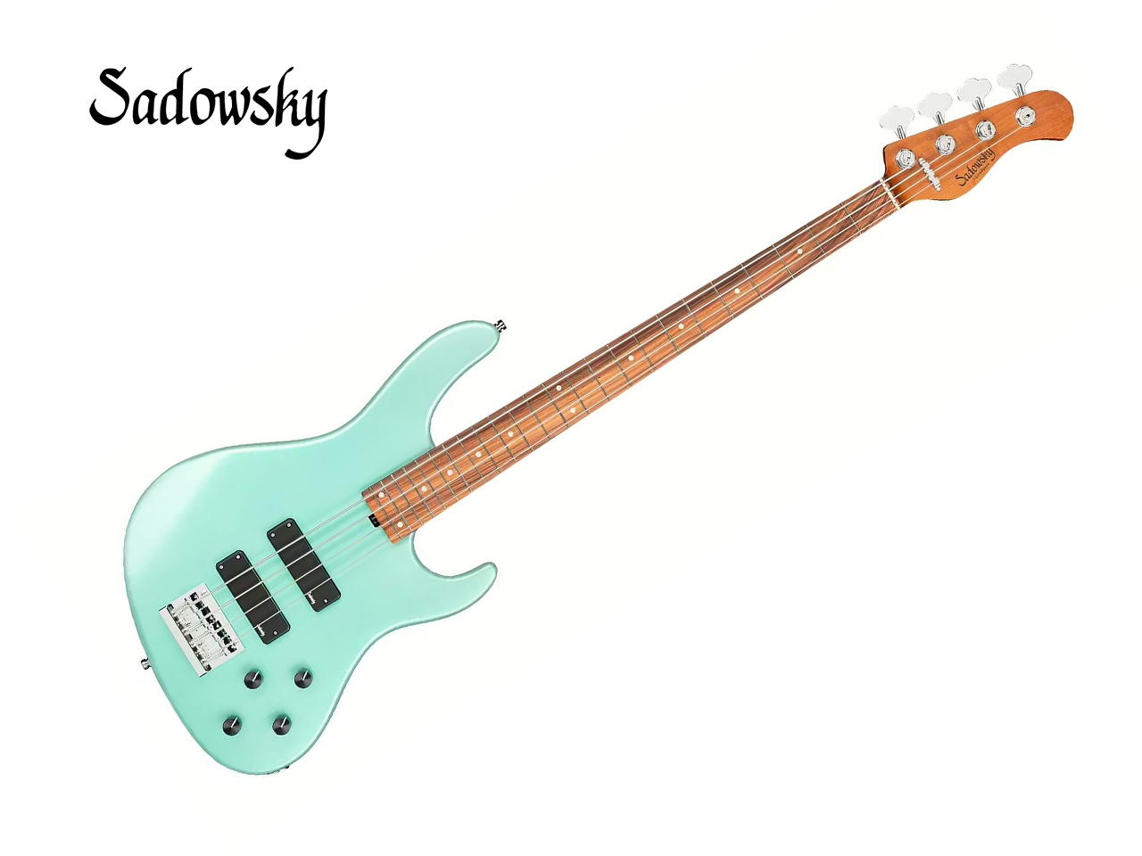 【お取寄せ商品】Sadowsky(サドウスキー) MetroExpress MX24 MS4 Morado Fingerboard  /  Sage Green Metallic