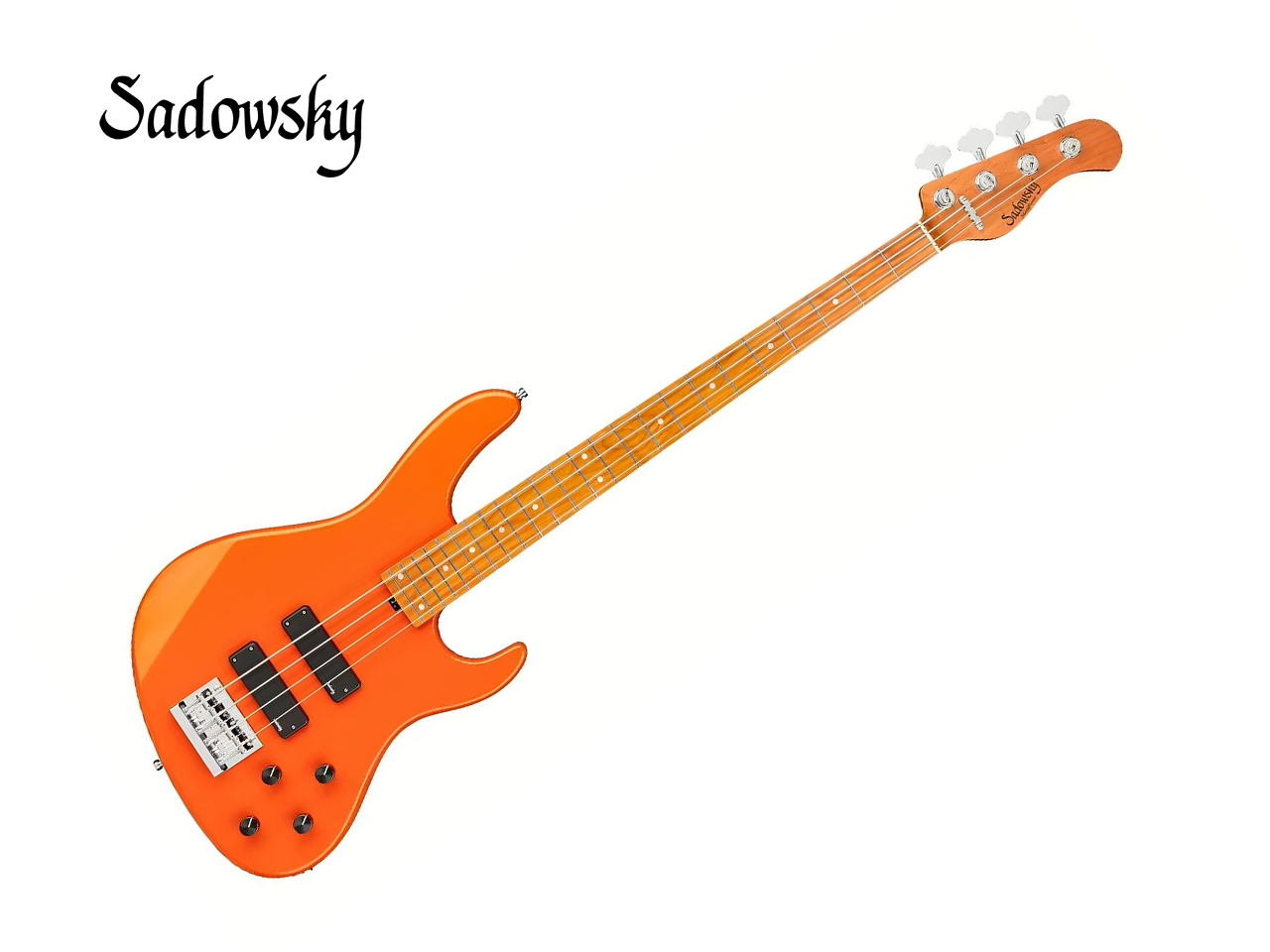 【お取寄せ商品】Sadowsky(サドウスキー) MetroExpress MX24 MS4 Maple Fingerboard  /   Candy Apple Orange Metallic