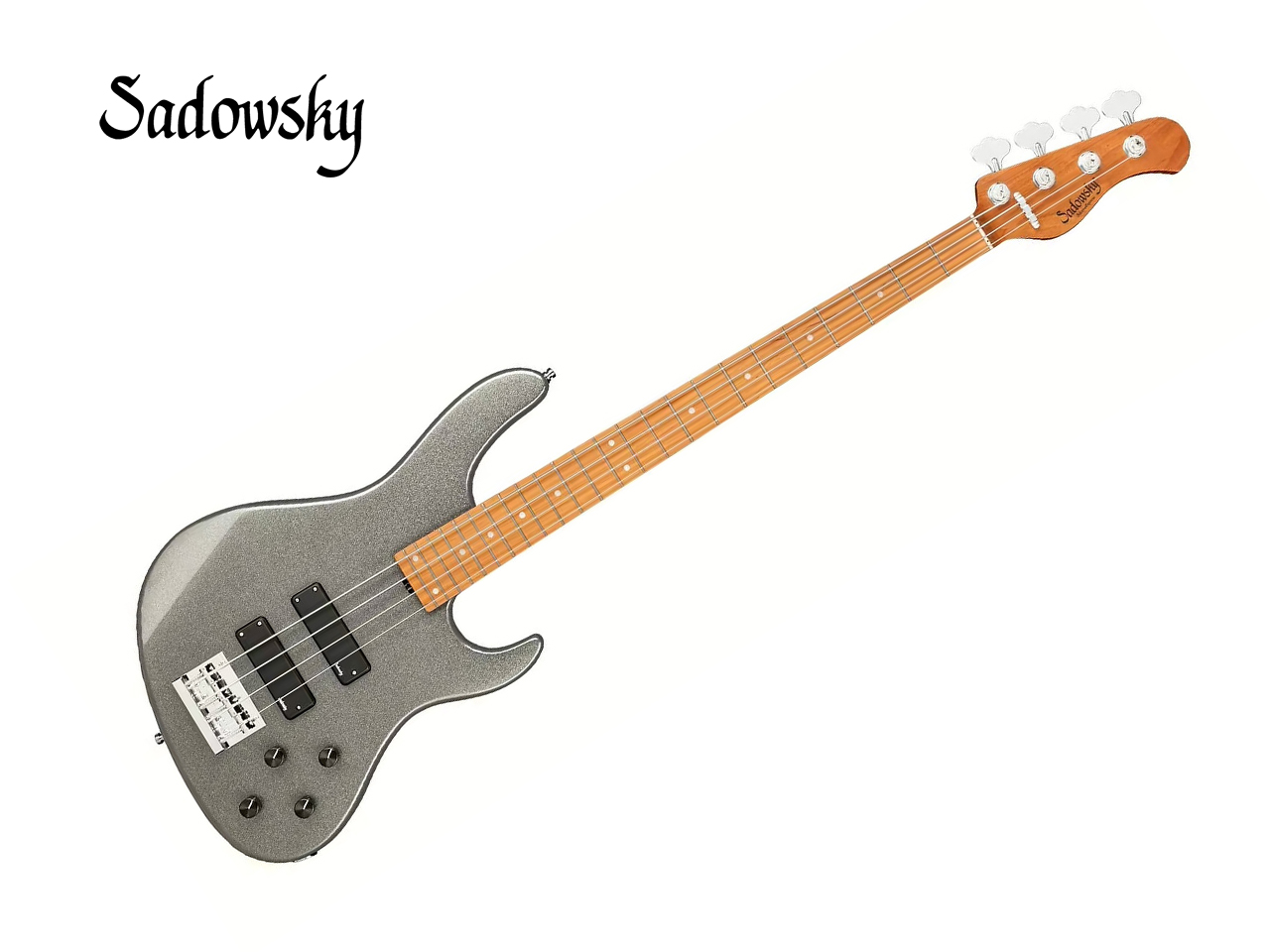 【お取寄せ商品】Sadowsky(サドウスキー) MetroExpress MX24 MS4 Maple Fingerboard  / Silver Metallic