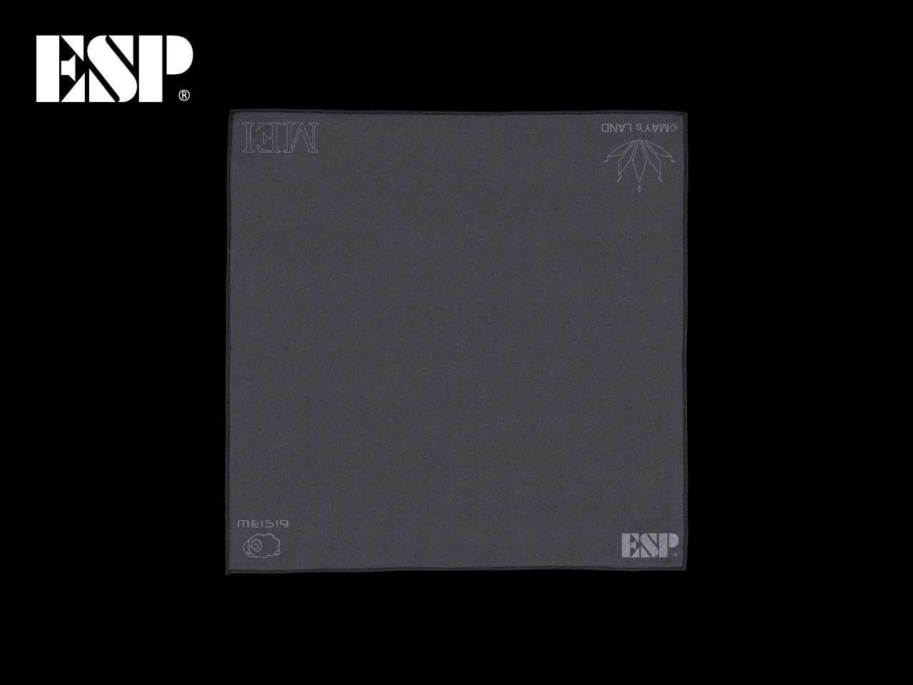 【ご予約商品】ESP(イーエスピー) CL-35 MEI BLACK (MEI モデル)(ギター＆ベースクロス)