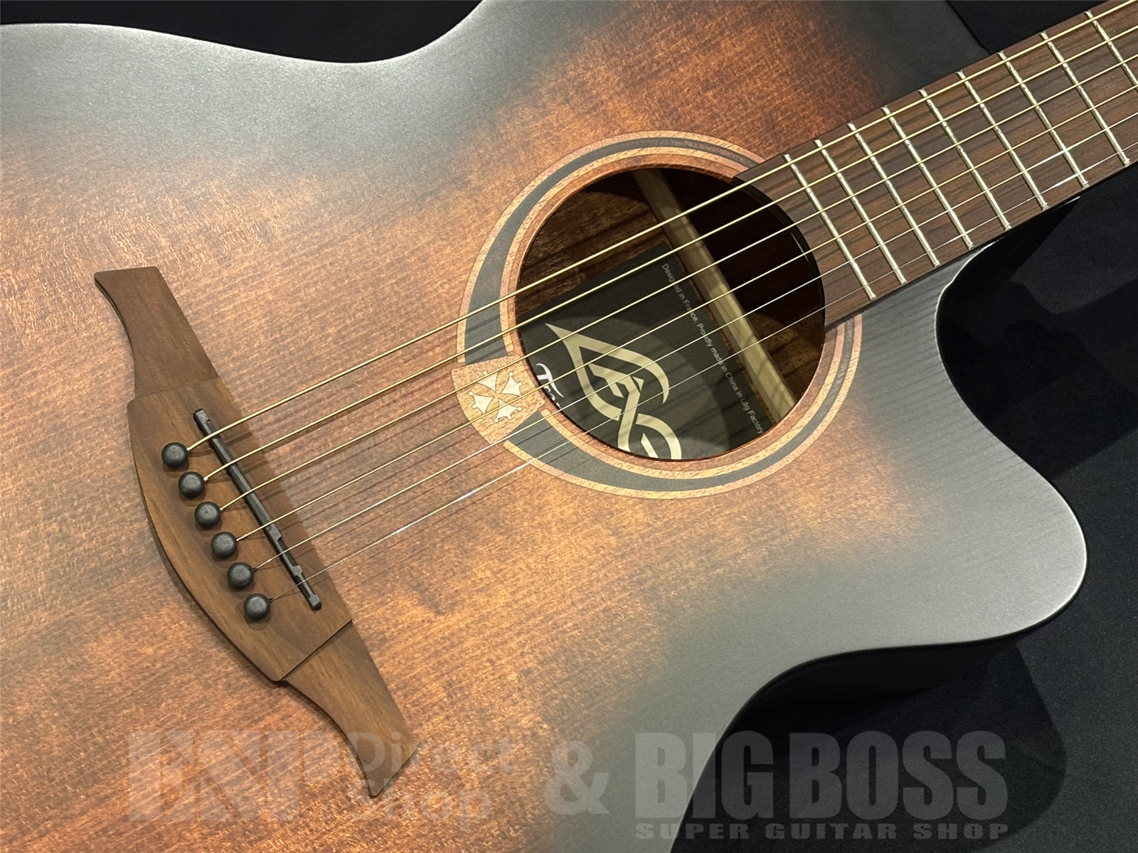 【即納可能】LAG Guitars(ラグギターズ) T70ACE / BLACK & BROWN 京都店 - 3