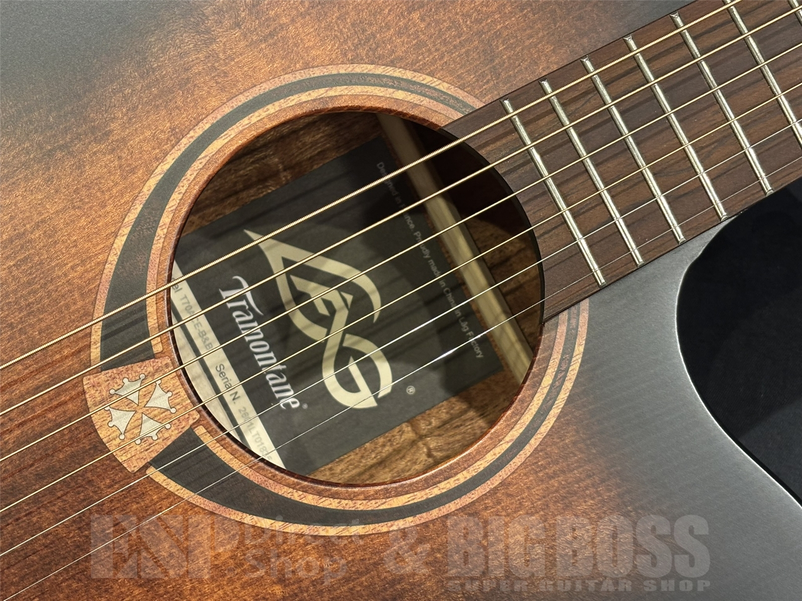 【即納可能】LAG Guitars(ラグギターズ) T70ACE / BLACK & BROWN 京都店 - 4