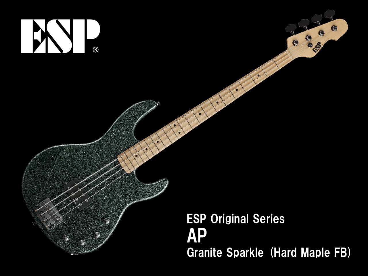 【受注生産】ESP(イーエスピー) AP / Granite Sparkle (Hard Maple FB)