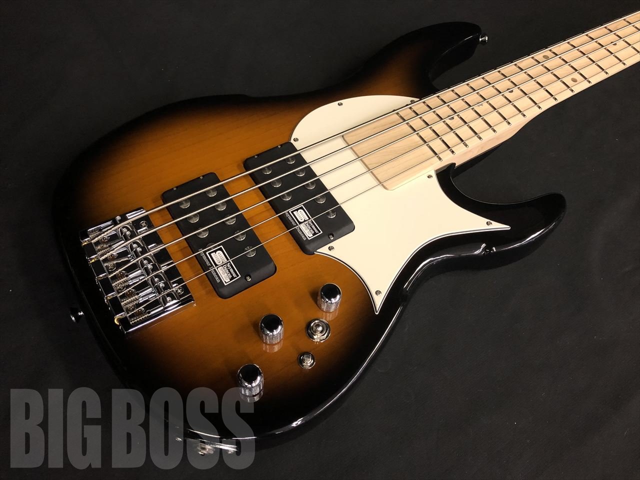 【受注生産】EDWARDS(エドワーズ) E-LW-135M / 2 Tone Sunburst (BULL ZEICHEN 88, Rayflower/IKUOモデル)【5弦ベース】