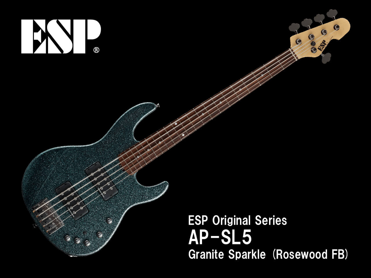 【受注生産】ESP(イーエスピー) AP-SL5 / Granite Sparkle (Rosewood FB)