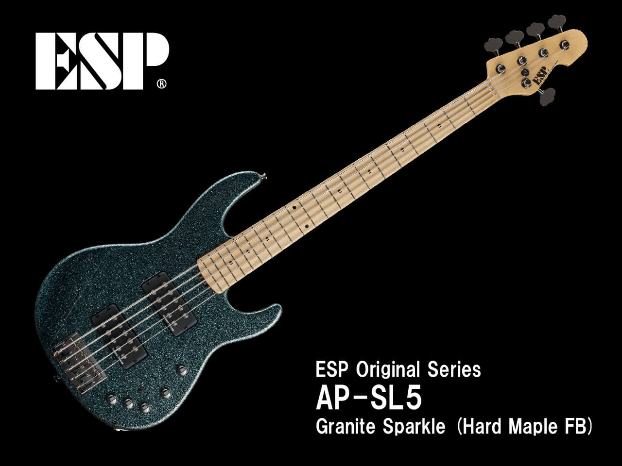 【受注生産】ESP(イーエスピー) AP-SL5 / Granite Sparkle (Hard Mpale FB)