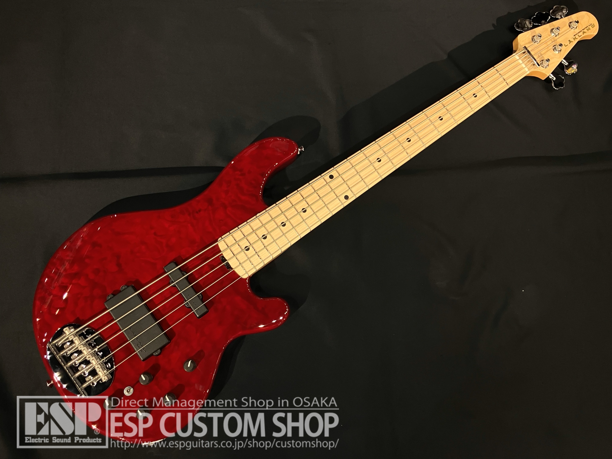 【即納可能】LAKLAND(レイクランド) SL55-94 Deluxe (Maple FB) / Burgundy Translucent 大阪店