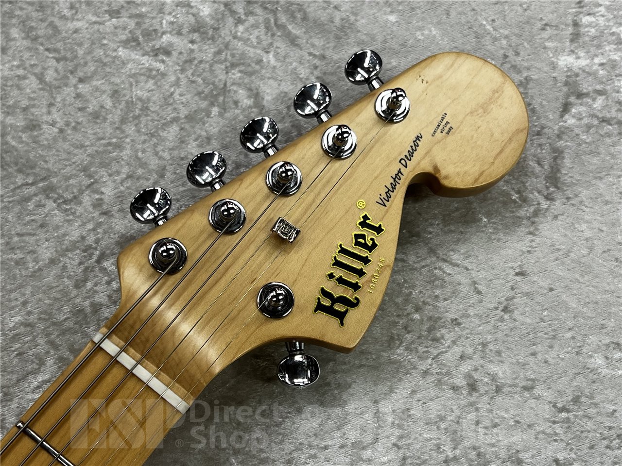 【即納可能】Killer (キラー) KG-Violator Deacon '24 KG SSS (Black metallic with antique white 3-ply pick guard)広島店