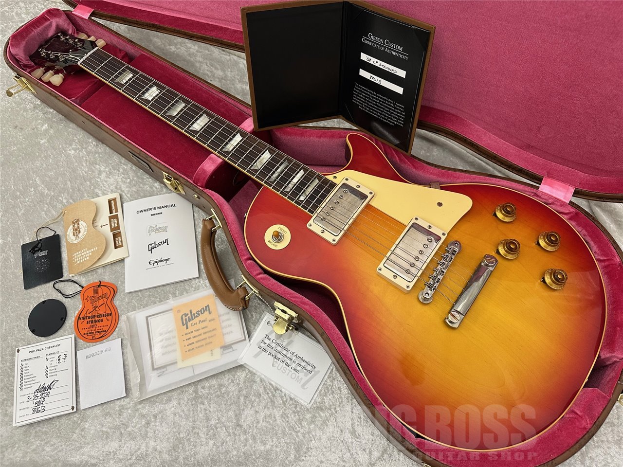 【即納可能/新品特価】 Gibson Custom Shop( ギブソンカスタムショップ ) 1958 Les Paul Standard Reissue VOS (Washed Cherry Sunburst) お茶の水駅前店(東京)