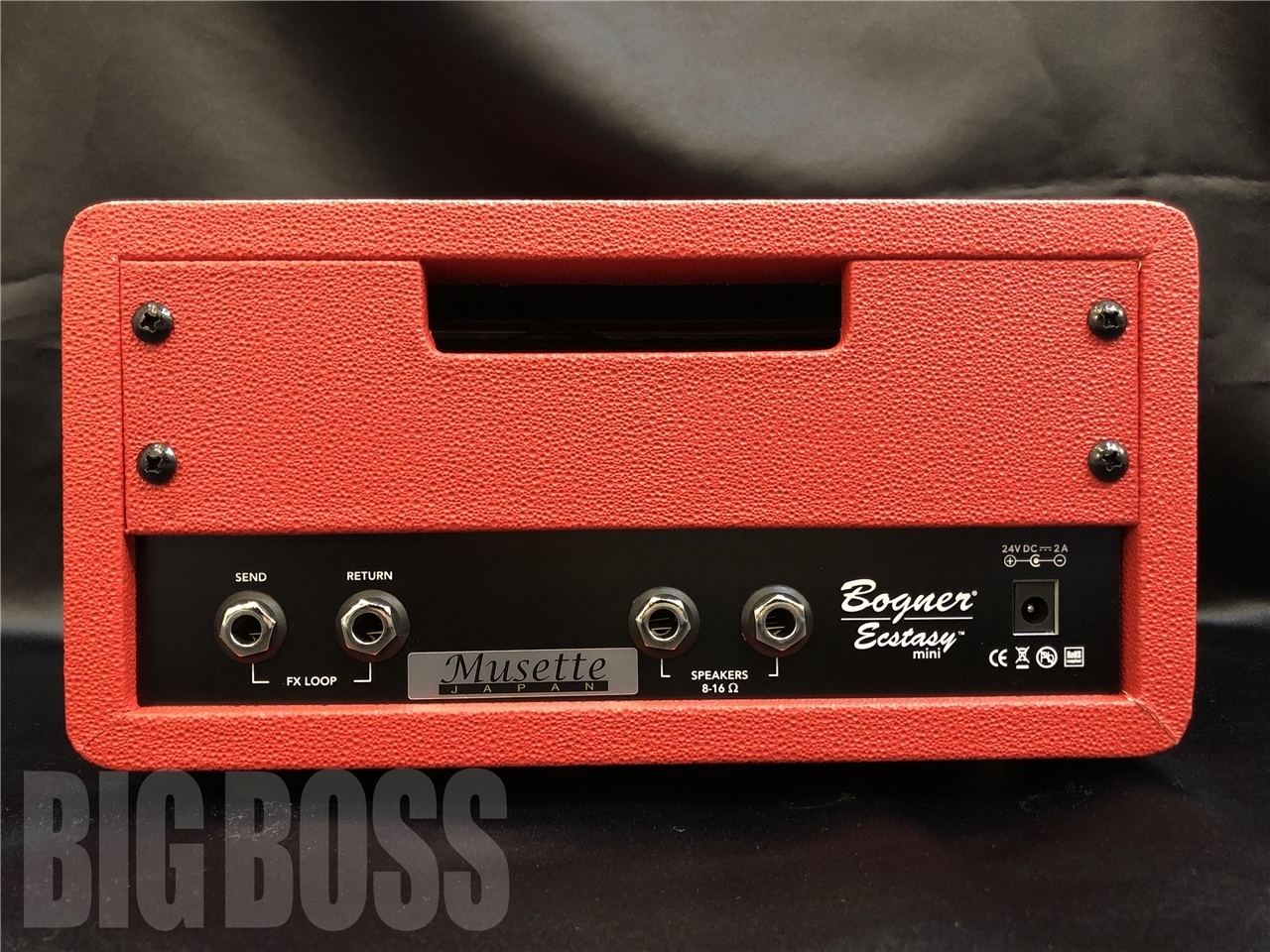 【即納可能/新品特価】Bogner(ボグナー) ECSTASY Mini Custom Color / Red Tolex/Black Grill/Silver Piping [Black knobs](ヘッドアンプ) お茶の水駅前店(東京) - 2