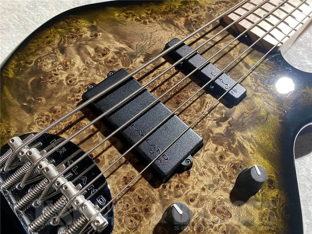 【即納可能/お客様委託中古品】LAKLAND(レイクランド) SL55-94 Deluxe Poplar Burl (Dark Oak Green Sunburst / Maple FB) 札幌店