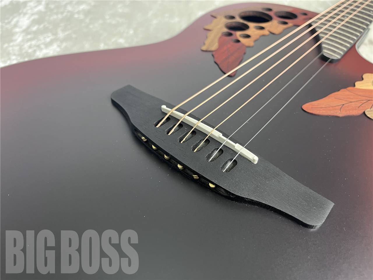 【即納可能】Ovation(オベーション) Celebrity Elite Exotic Mid Depth CE44 RRB Reverse Red Burst (エレクトリックアコースティックギター) お茶の水駅前店・別館 - 3