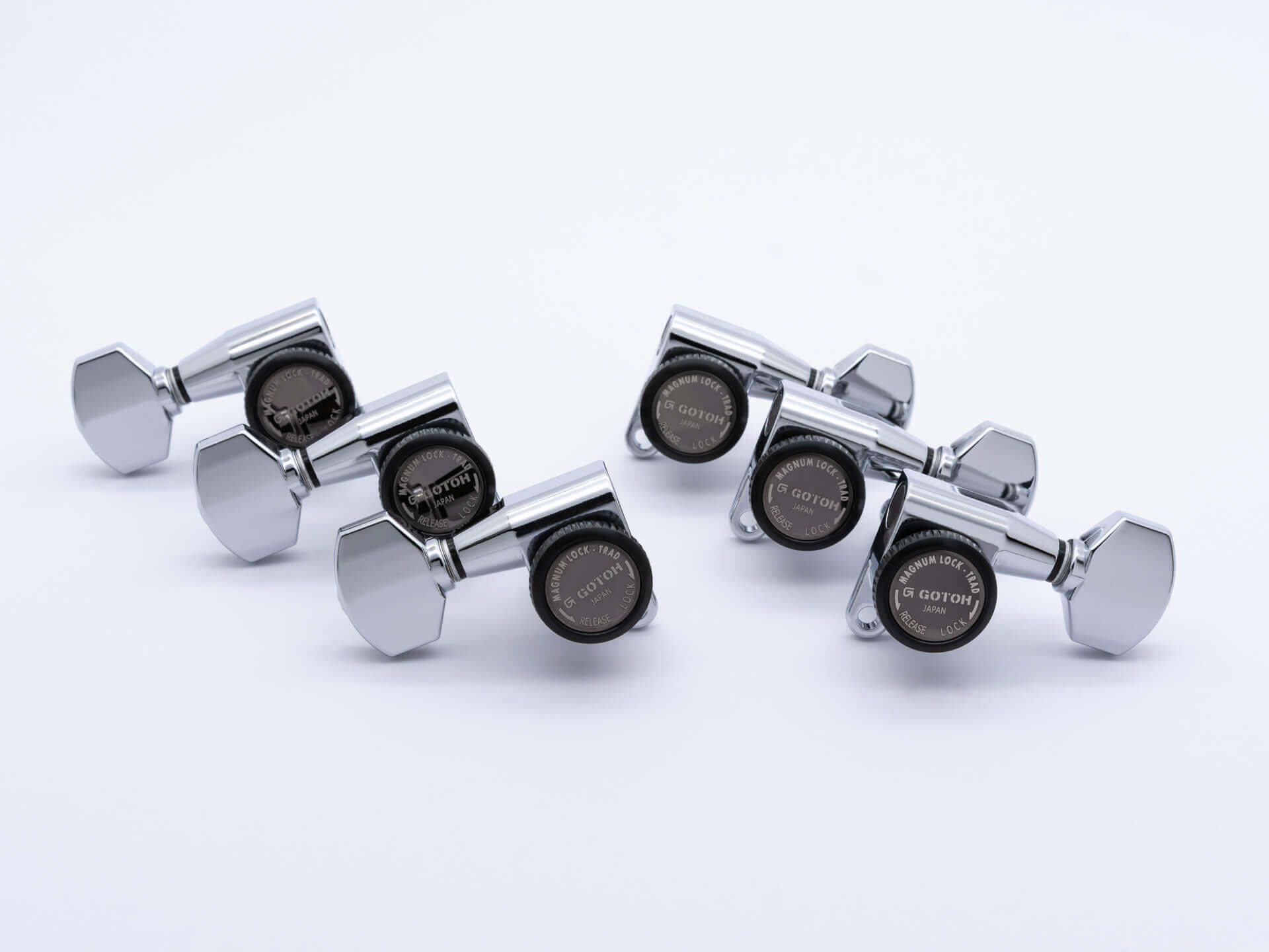 GOTOH(ゴトー) SG360-07 SET MG-TB Chrome  [ESP Package L6/R6/L3:R3] (シャーラータイプギター用ペグ)