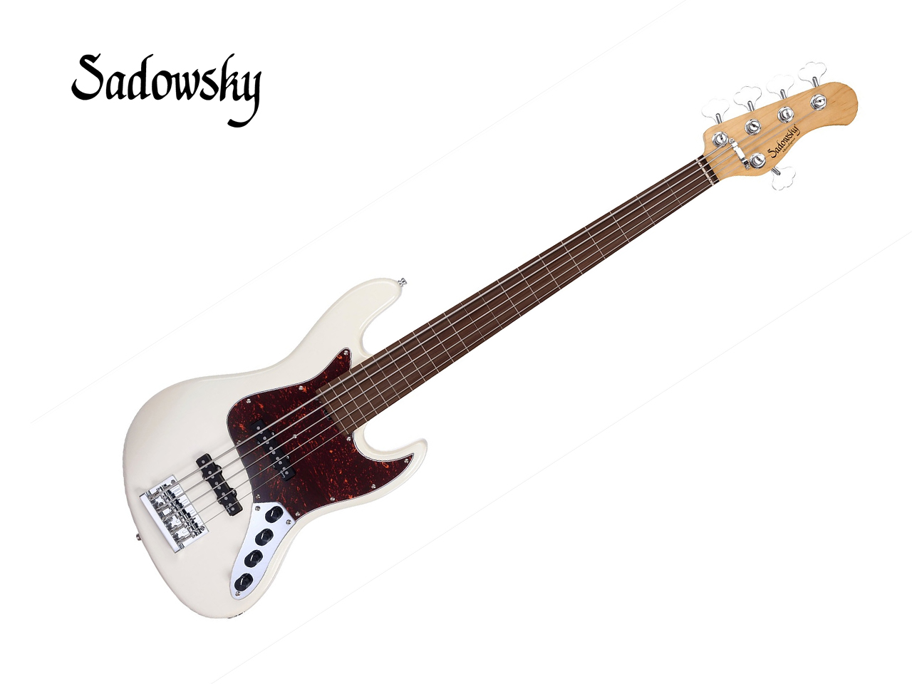 【お取寄せ商品】Sadowsky(サドウスキー) MetroExpress MX21 VJ5 Morado Fingerboard FL with Line / Olympic White