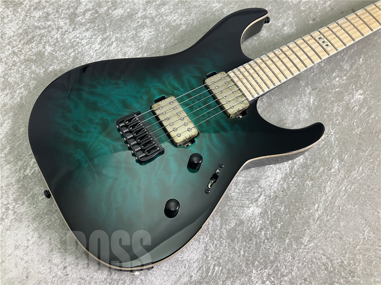 【即納可能】E-II(イーツー) M-II NT HS QM / Black Turquoise Burst お茶の水駅前店(東京)