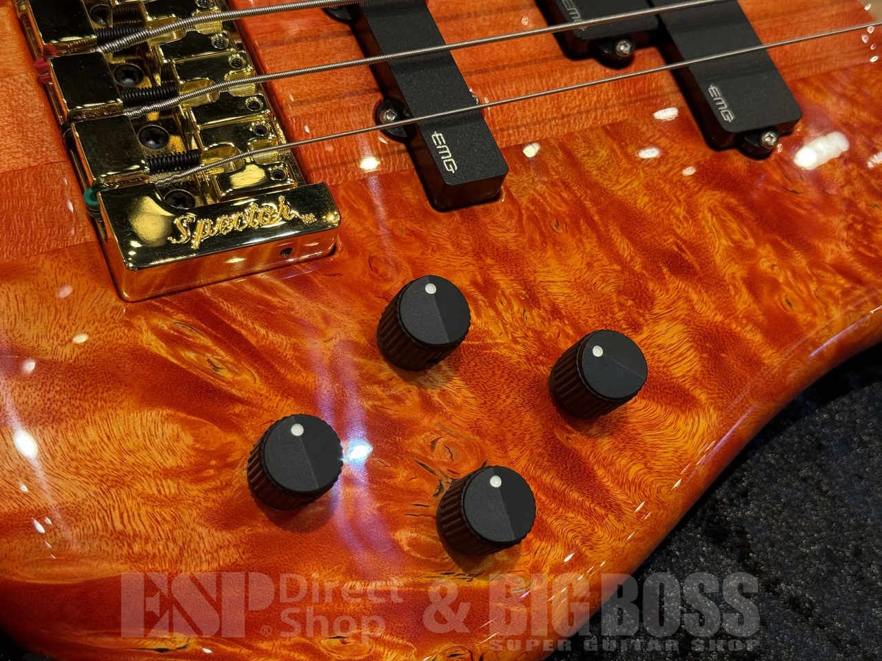 【ご商談専用】Spector Custom Shop NS-2 Maple Burl【Inferno Red】福岡店 - 4