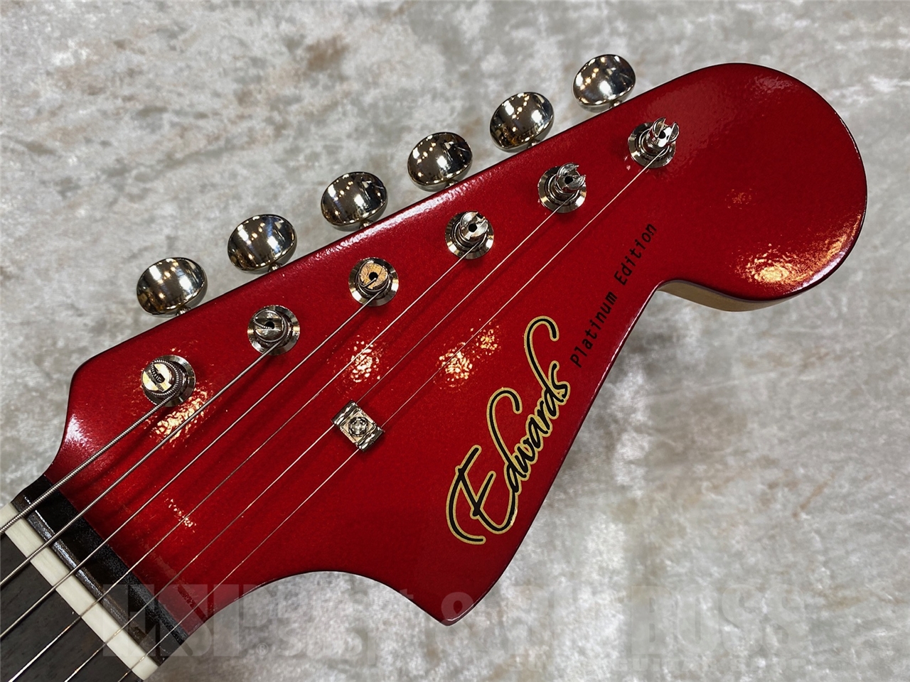 【即納可能】EDWARDS(エドワーズ) Platinum Edition E-JG SGZ Custom -JGM- / Candy Apple Red (LUNA SEA/SUGIZOモデル) GWS - 7