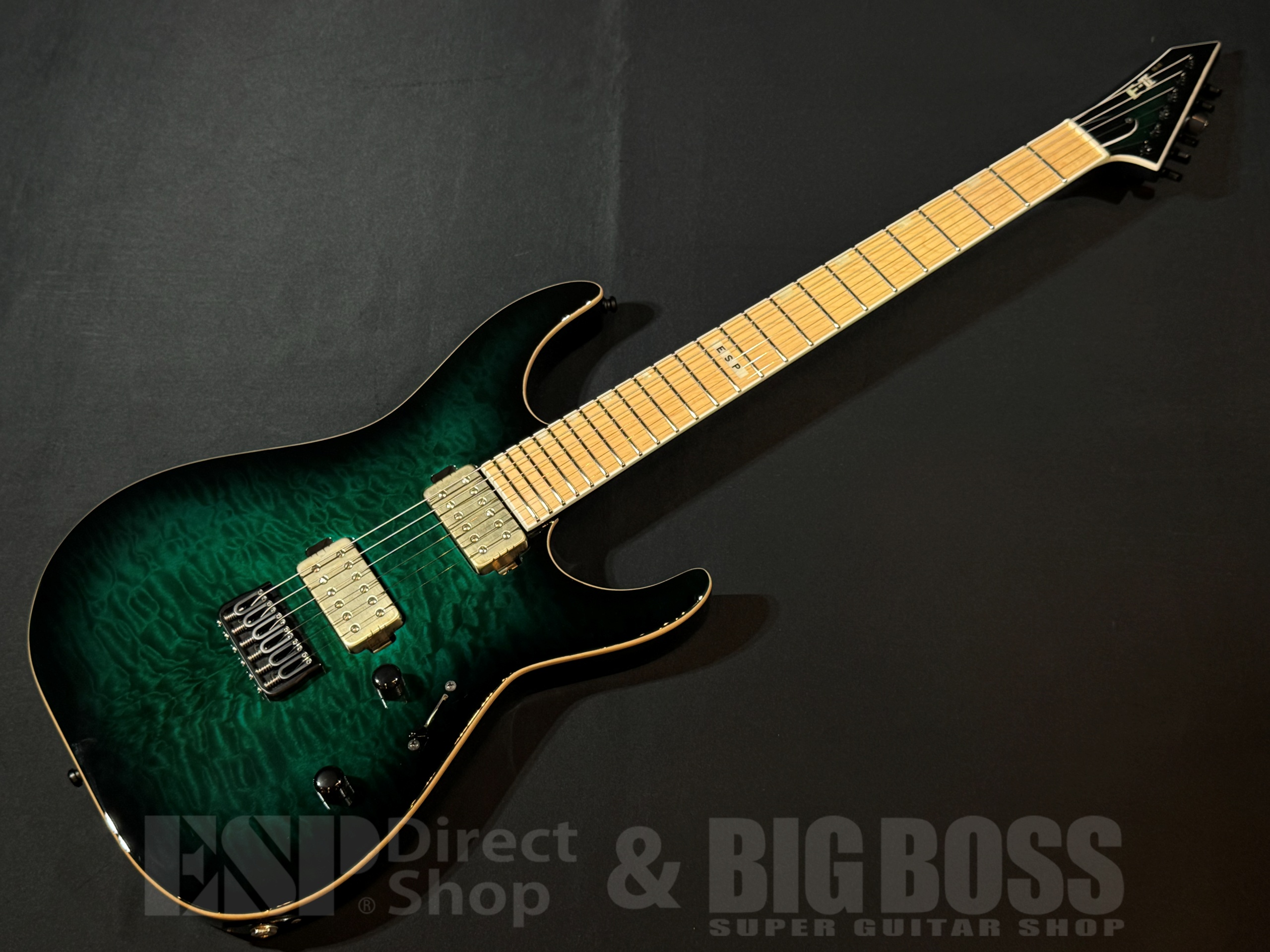 【即納可能】E-II(イーツー) M-II NT HS QM(エムツー) / Black Turquoise Burst 大阪店